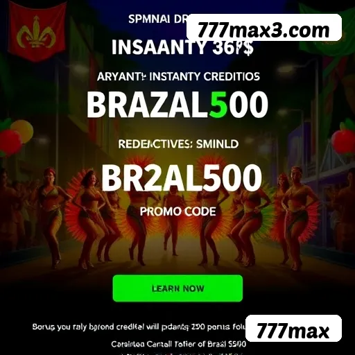 Bônus boas-vindas 777max R$100